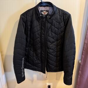 Harley-Davidson Women's Black Quilted Jacket